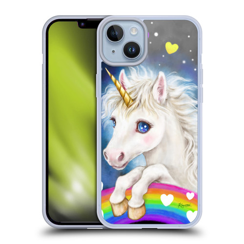 Kayomi Harai Magical Fantasy Lovely Unicorn Soft Gel Case for Apple iPhone 14 Plus
