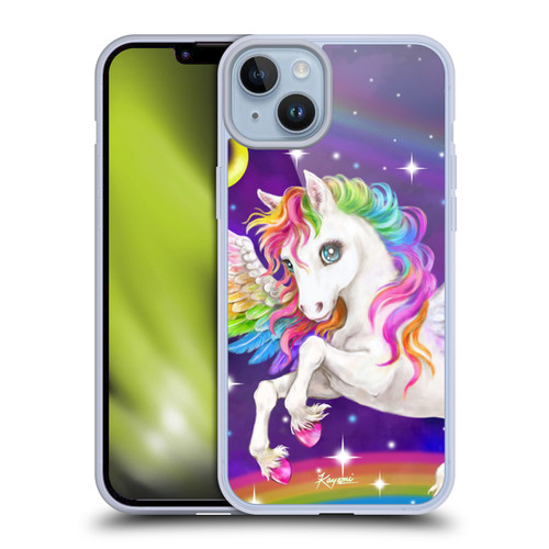 Kayomi Harai Magical Fantasy Rainbow Unicorn Soft Gel Case for Apple iPhone 14 Plus