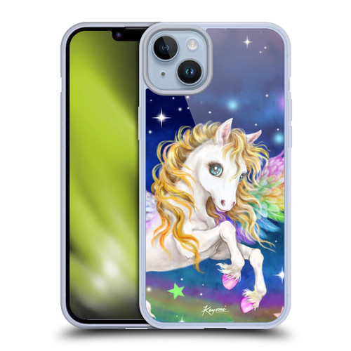 Kayomi Harai Magical Fantasy Rainbow Pegasus Soft Gel Case for Apple iPhone 14 Plus