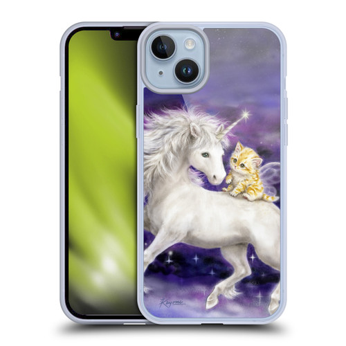 Kayomi Harai Magical Fantasy Unicorn And Kitten Soft Gel Case for Apple iPhone 14 Plus