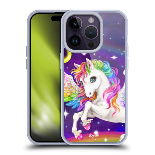 Kayomi Harai Magical Fantasy Rainbow Unicorn Soft Gel Case for Apple iPhone 14 Pro