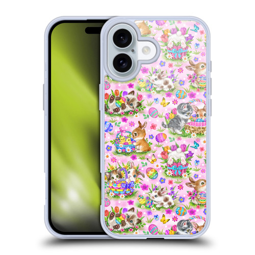 Kayomi Harai Magical Fantasy Easter Friends Pattern Soft Gel Case for Apple iPhone 16