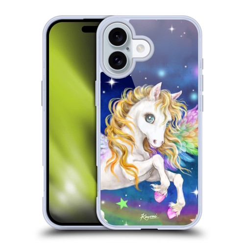 Kayomi Harai Magical Fantasy Rainbow Pegasus Soft Gel Case for Apple iPhone 16