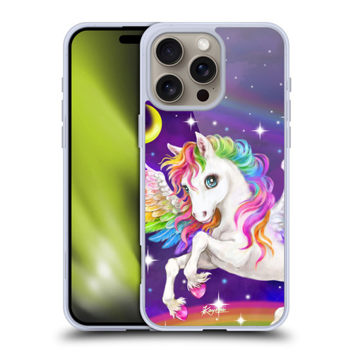 Kayomi Harai Magical Fantasy Rainbow Unicorn Soft Gel Case for Apple iPhone 16 Pro Max