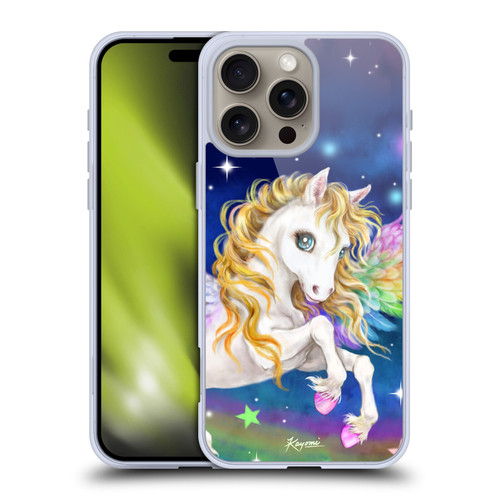 Kayomi Harai Magical Fantasy Rainbow Pegasus Soft Gel Case for Apple iPhone 16 Pro Max