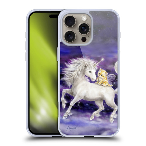 Kayomi Harai Magical Fantasy Unicorn And Kitten Soft Gel Case for Apple iPhone 16 Pro Max