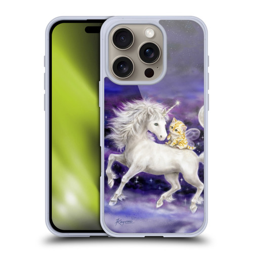 Kayomi Harai Magical Fantasy Unicorn And Kitten Soft Gel Case for Apple iPhone 16 Pro