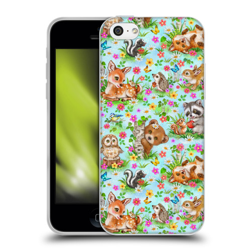 Kayomi Harai Magical Fantasy Woodland Spring Pattern Soft Gel Case for Apple iPhone 5c