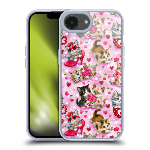 Kayomi Harai Magical Fantasy Hugs & Kisses Kittens Pattern Soft Gel Case for Apple iPhone 16e