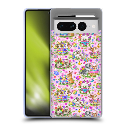 Kayomi Harai Magical Fantasy Easter Friends Pattern Soft Gel Case for Google Pixel 7 Pro