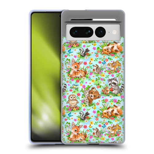Kayomi Harai Magical Fantasy Woodland Spring Pattern Soft Gel Case for Google Pixel 7 Pro