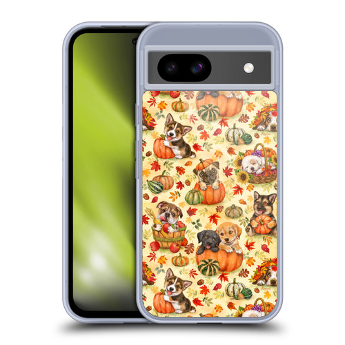 Kayomi Harai Magical Fantasy Harvest Puppies Pattern Soft Gel Case for Google Pixel 8a