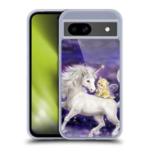 Kayomi Harai Magical Fantasy Unicorn And Kitten Soft Gel Case for Google Pixel 8a