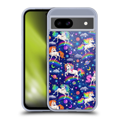 Kayomi Harai Magical Fantasy Unicorn Universe Pattern Soft Gel Case for Google Pixel 8a
