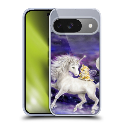 Kayomi Harai Magical Fantasy Unicorn And Kitten Soft Gel Case for Google Pixel 9 / Pixel 9 Pro