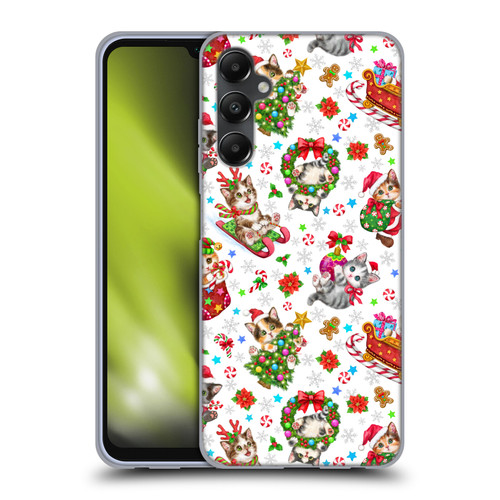 Kayomi Harai Magical Fantasy Christmas Kittens Pattern Soft Gel Case for Samsung Galaxy A05s