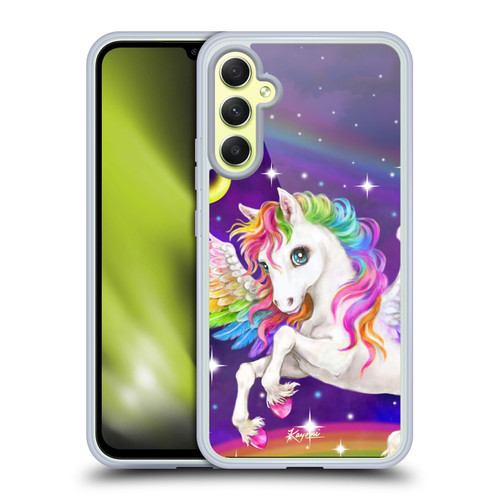 Kayomi Harai Magical Fantasy Rainbow Unicorn Soft Gel Case for Samsung Galaxy A34 5G