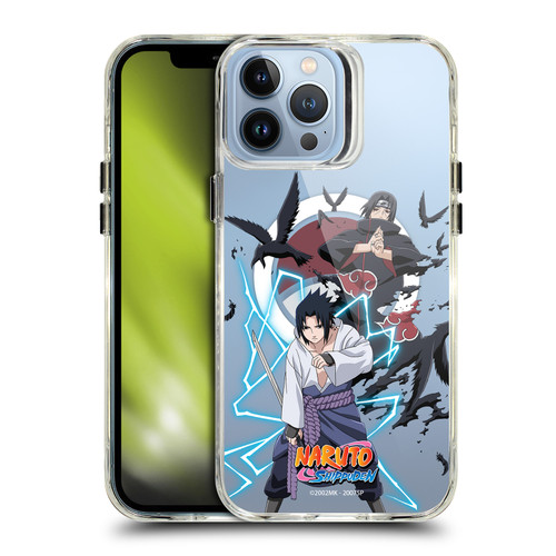 Naruto Shippuden Characters & Icons Sasuke And Itachi SHOCKPROOF BUMPER CASE COMPATIBLE WITH Apple iPhone 13 Pro Max & MAGSAFE