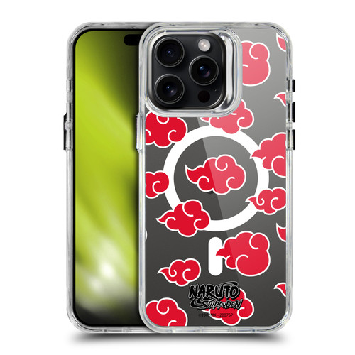 Naruto Shippuden Characters & Icons Akatsuki SHOCKPROOF BUMPER CASE COMPATIBLE WITH Apple iPhone 15 Pro Max & MAGSAFE