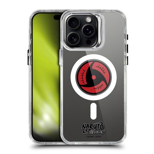 Naruto Shippuden Characters & Icons Itachi Mangekyo Sharingan SHOCKPROOF BUMPER CASE COMPATIBLE WITH Apple iPhone 15 Pro Max & MAGSAFE