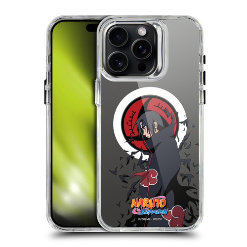 Naruto Shippuden Characters & Icons Itachi Uchiha SHOCKPROOF BUMPER CASE COMPATIBLE WITH Apple iPhone 15 Pro Max & MAGSAFE