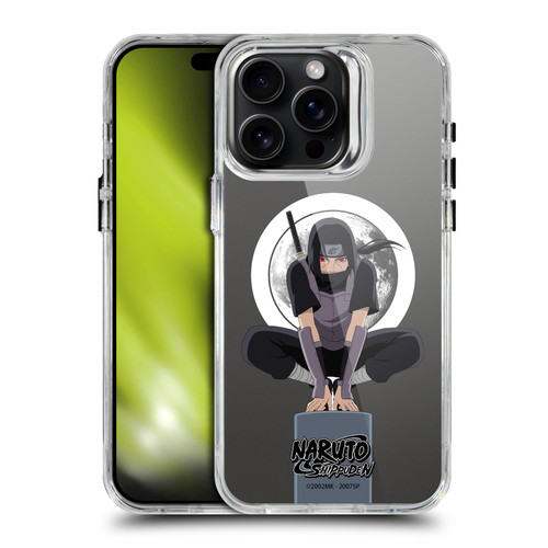 Naruto Shippuden Characters & Icons Itachi Uchiha Moon SHOCKPROOF BUMPER CASE COMPATIBLE WITH Apple iPhone 15 Pro Max & MAGSAFE