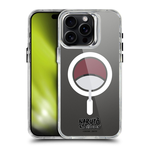 Naruto Shippuden Characters & Icons Uchiha Clan SHOCKPROOF BUMPER CASE COMPATIBLE WITH Apple iPhone 15 Pro Max & MAGSAFE