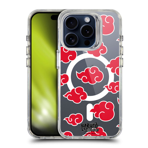 Naruto Shippuden Characters & Icons Akatsuki SHOCKPROOF BUMPER CASE COMPATIBLE WITH Apple iPhone 15 Pro & MAGSAFE