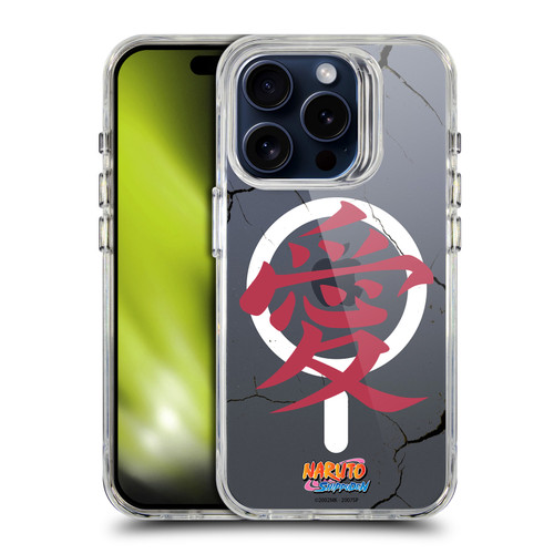 Naruto Shippuden Characters & Icons Gaara Tattoo SHOCKPROOF BUMPER CASE COMPATIBLE WITH Apple iPhone 15 Pro & MAGSAFE