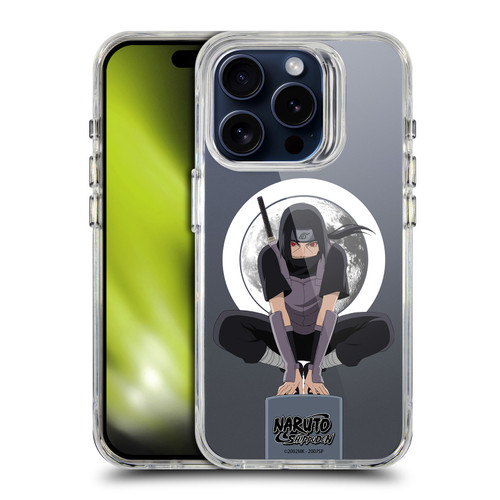 Naruto Shippuden Characters & Icons Itachi Uchiha Moon SHOCKPROOF BUMPER CASE COMPATIBLE WITH Apple iPhone 15 Pro & MAGSAFE