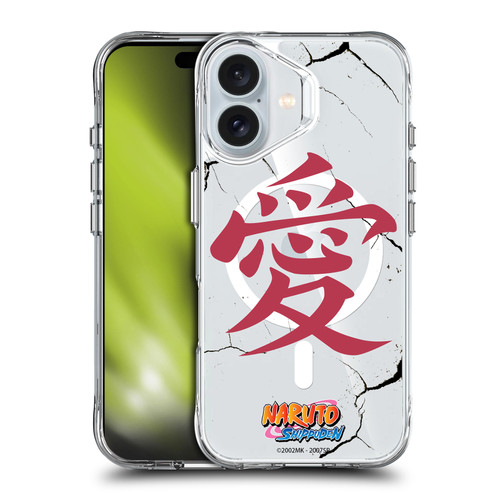 Naruto Shippuden Characters & Icons Gaara Tattoo SHOCKPROOF BUMPER CASE COMPATIBLE WITH Apple iPhone 16 & MAGSAFE