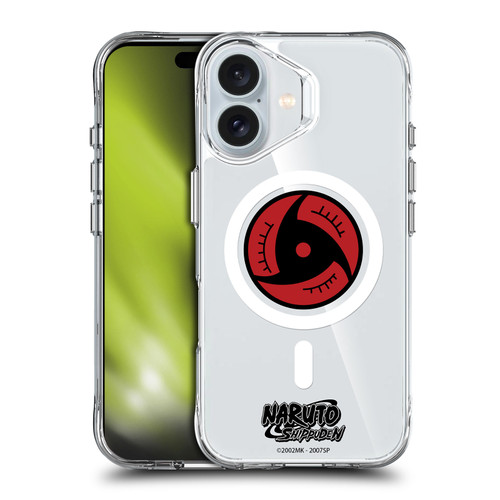 Naruto Shippuden Characters & Icons Itachi Mangekyo Sharingan SHOCKPROOF BUMPER CASE COMPATIBLE WITH Apple iPhone 16 & MAGSAFE