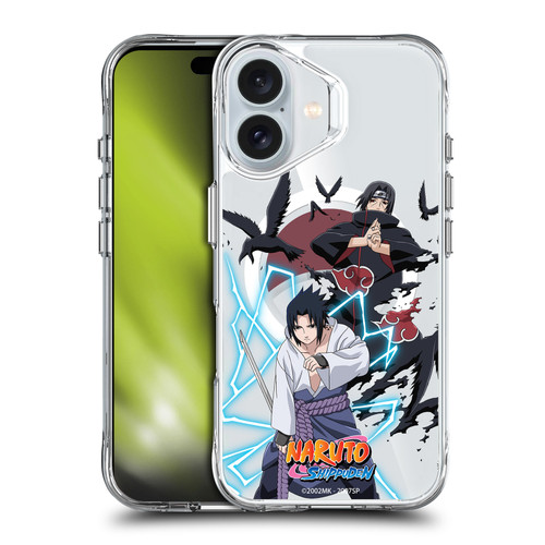 Naruto Shippuden Characters & Icons Sasuke And Itachi SHOCKPROOF BUMPER CASE COMPATIBLE WITH Apple iPhone 16 & MAGSAFE