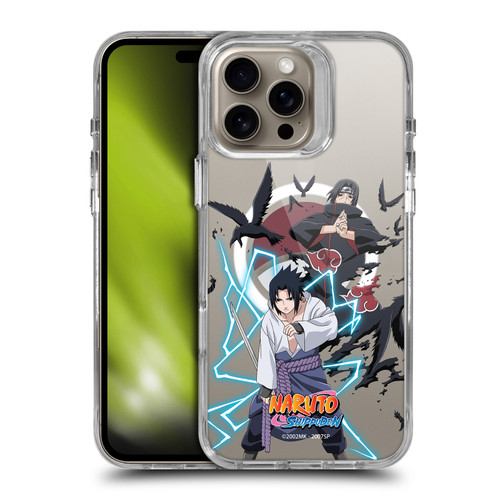 Naruto Shippuden Characters & Icons Sasuke And Itachi SHOCKPROOF BUMPER CASE COMPATIBLE WITH Apple iPhone 16 Pro Max & MAGSAFE