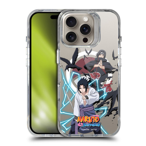 Naruto Shippuden Characters & Icons Sasuke And Itachi SHOCKPROOF BUMPER CASE COMPATIBLE WITH Apple iPhone 16 Pro & MAGSAFE