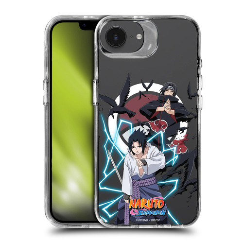 Naruto Shippuden Characters & Icons Sasuke And Itachi SHOCKPROOF BUMPER CASE COMPATIBLE WITH Apple iPhone 16e / Apple iPhone 17e & MAGSAFE