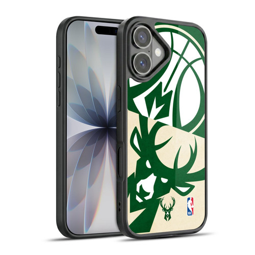 NBA Milwaukee Bucks Half Oversized Gel Armour Case For Apple iPhone 17