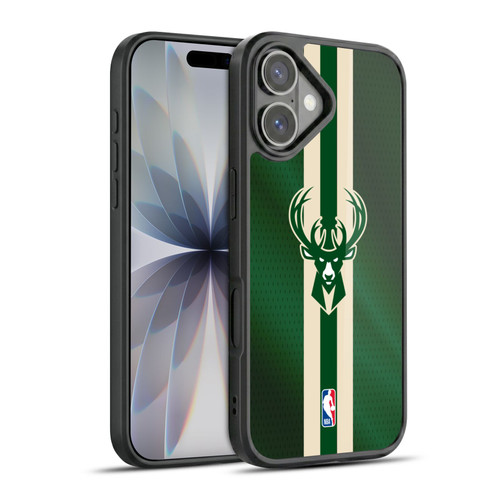 NBA Milwaukee Bucks Stripes Gel Armour Case For Apple iPhone 17