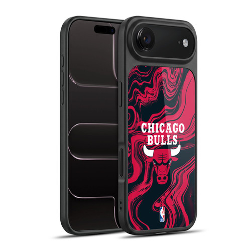 NBA Chicago Bulls Marble Agates Gel Armour Case For Apple iPhone 17 Air