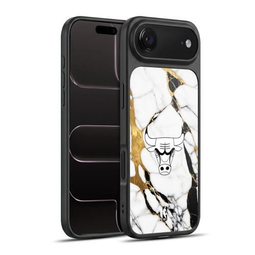 NBA Chicago Bulls White Marble Gel Armour Case For Apple iPhone 17 Air