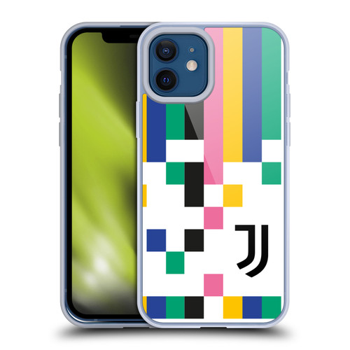Juventus Football Club Graphic Collection Pixel Pattern Soft Gel Case for Apple iPhone 12 / iPhone 12 Pro & MagSafe