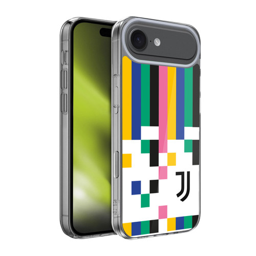 Juventus Football Club Graphic Collection Pixel Pattern Soft Gel Case for Apple iPhone 17 Air