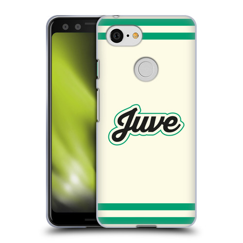 Juventus Football Club Graphic Collection Varsity Stripes Soft Gel Case for Google Pixel 3