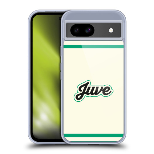 Juventus Football Club Graphic Collection Varsity Stripes Soft Gel Case for Google Pixel 8a