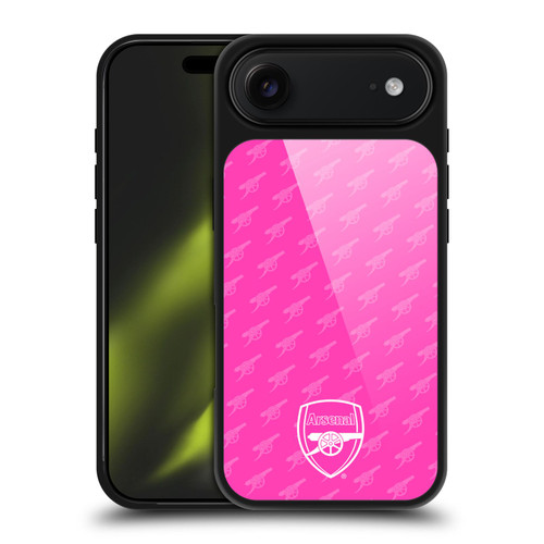 Arsenal FC Crest Patterns Pink Gel Armour Case For Apple iPhone 17 Air