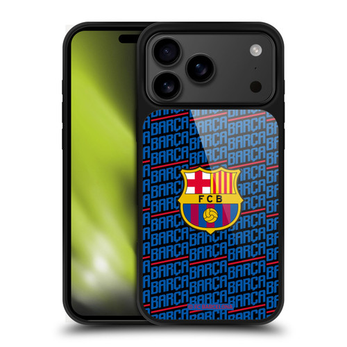 FC Barcelona Crest Patterns Barca Gel Armour Case For Apple iPhone 17 Pro Max