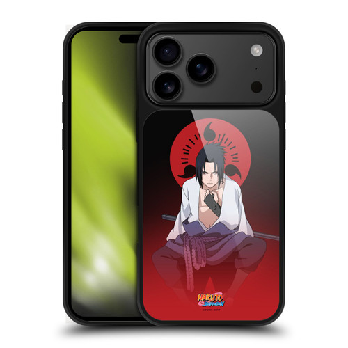 Naruto Shippuden Character Art Sasuke Uchiha Gel Armour Case For Apple iPhone 17 Pro Max