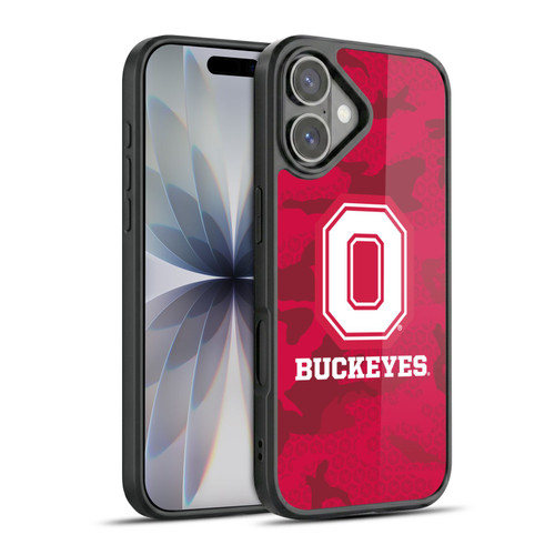 Ohio State University Logo Red Camou Gel Armour Case For Apple iPhone 17