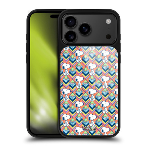 Peanuts Snoopy Deco Dreams Orange Pattern Gel Armour Case For Apple iPhone 17 Pro Max