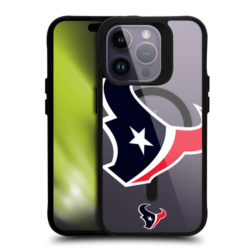 NFL Houston Texans Oversized BLACK SHOCKPROOF BUMPER CASE COMPATIBLE WITH Apple iPhone 14 Pro & MAGSAFE